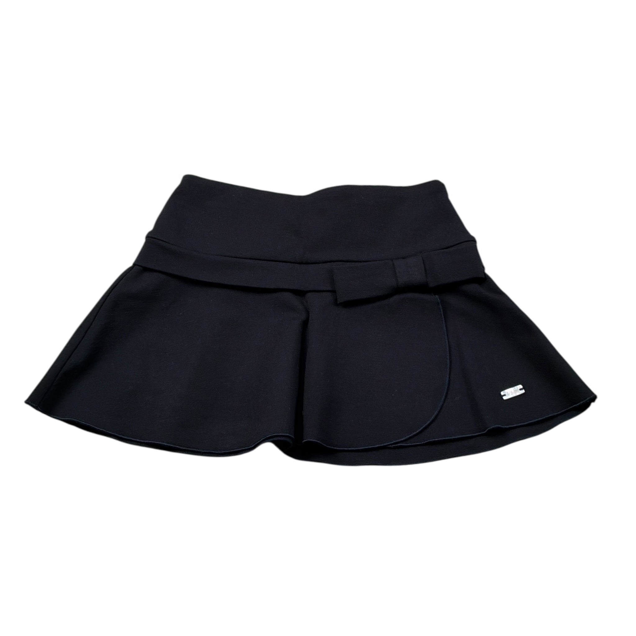 Le Bebe' Gonna tinta unita con Elastico In Vita Blu per Bambina LBG6107J BLU LE BEBE' 