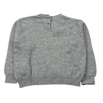 Le Bebe' Maglia Girocollo tinta unita con Orso Grigio per Neonato LBG6134 GRIGIO LE BEBE' 