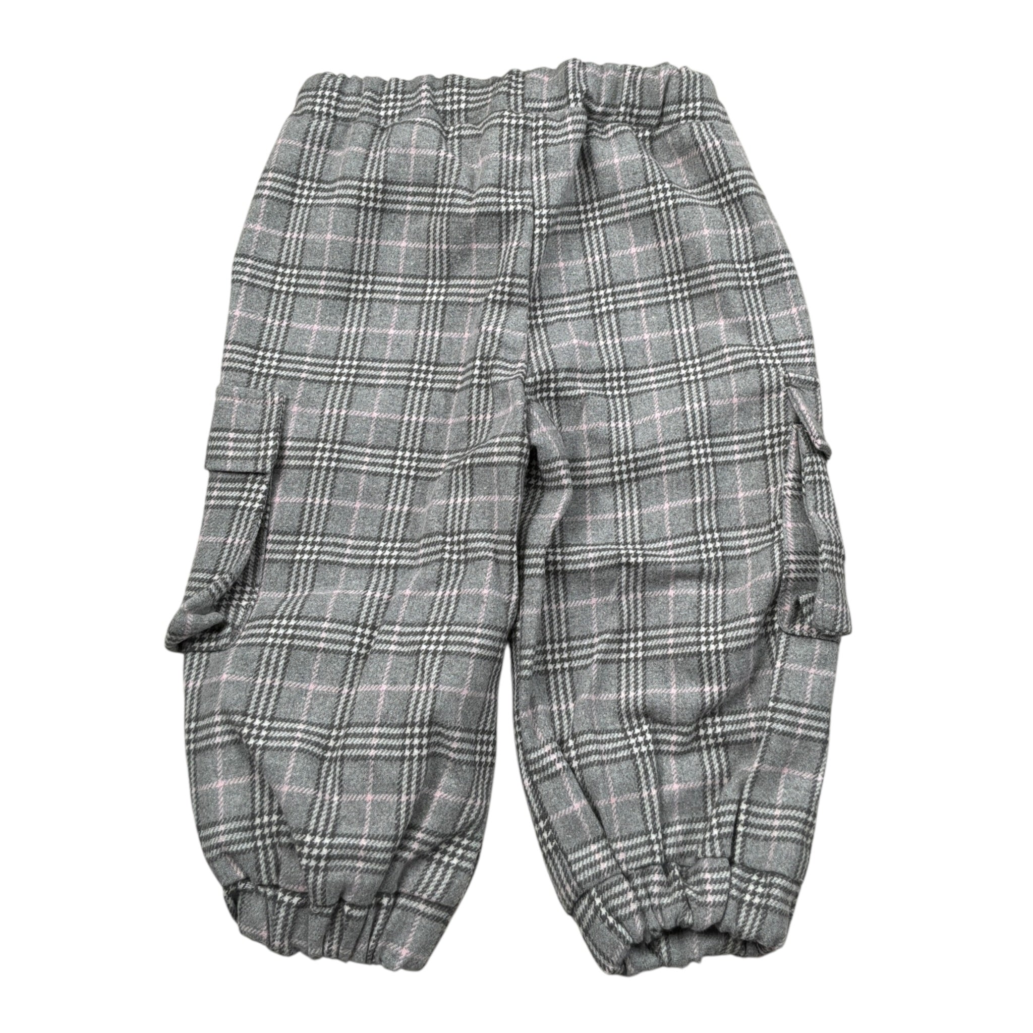 Le Bebe' Pantalone tinta unita con Fantasia Grigio per Neonata LBG6146 GRIGIO LE BEBE' 