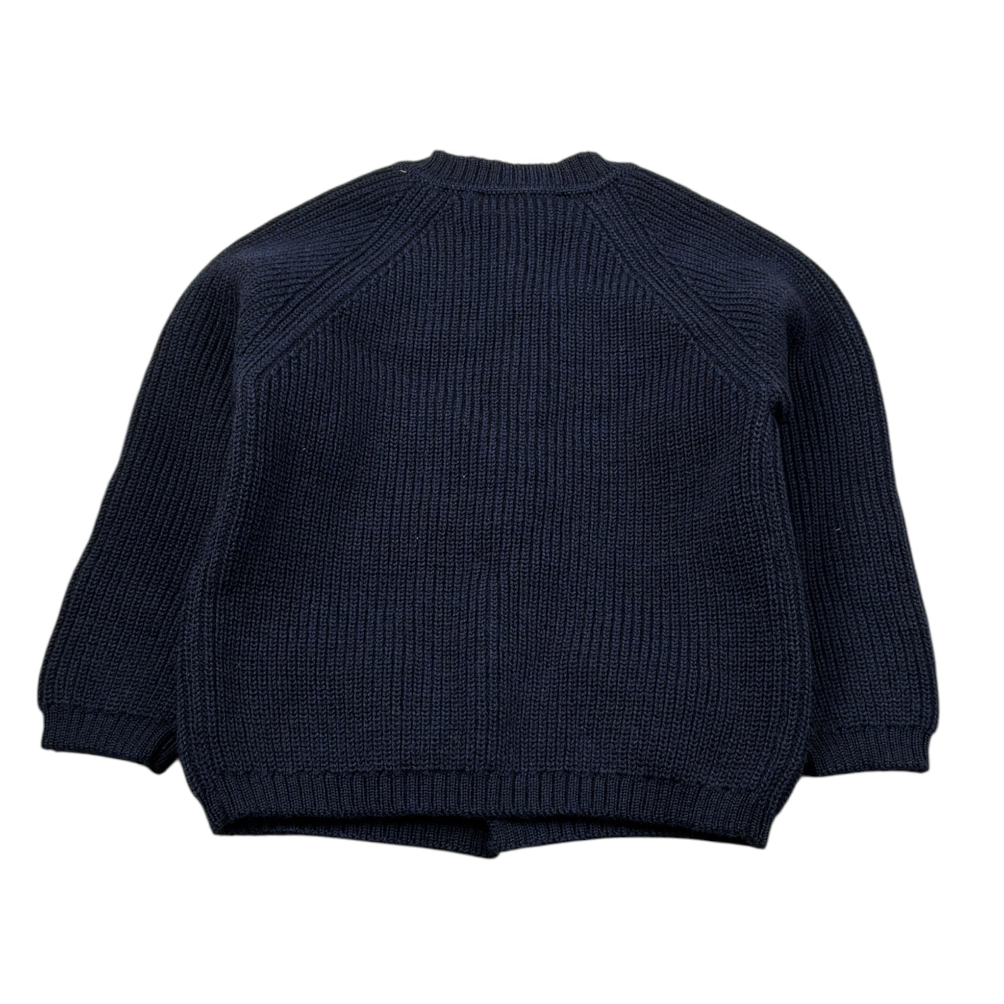Le Coconne Cardigan tinta unita Blu per Neonato LCN1227N BLU LE COCONNE 