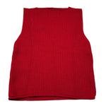 Le Coconne Gilet tinta unita Rosso per Bambina LCN1234 ROSSO LE COCONNE 