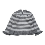 Le Coconne Maglia tinta unita con Fantasia A Righe Grigio per Neonata LCN2753 GRIGIO LE COCONNE 