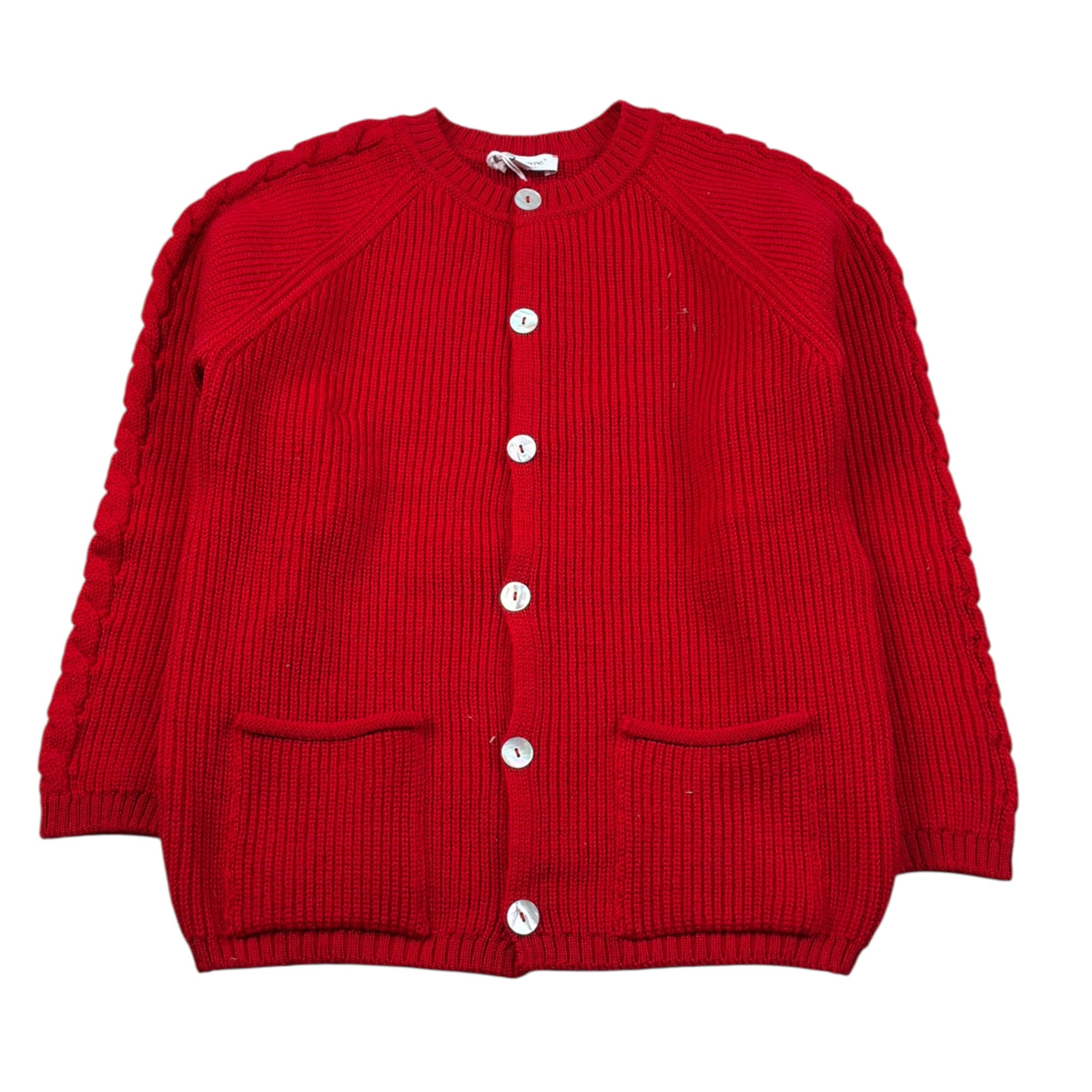 Le Coconne Cardigan tinta unita Rosso per Bambino LCNA742 ROSSO LE COCONNE 