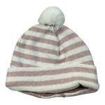 Leo E Lilly Cappello Bicolore con Fantasia A Righe Bianco/Rosa per Neonata 99940023 BIANCO/ROSA LEO E LILLY 