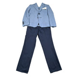 Les Gamins Completo 4 Pezzi Camicia-Giacca-Pantalone-Papillon Azzurro per Bambino LGM4020658 AZZURRO LES GAMINS 