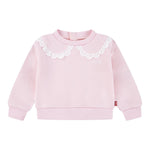 Levi'S Felpa tinta unita con Colletto Rosa per Neonata 1EN575 ROSA LEVI'S 