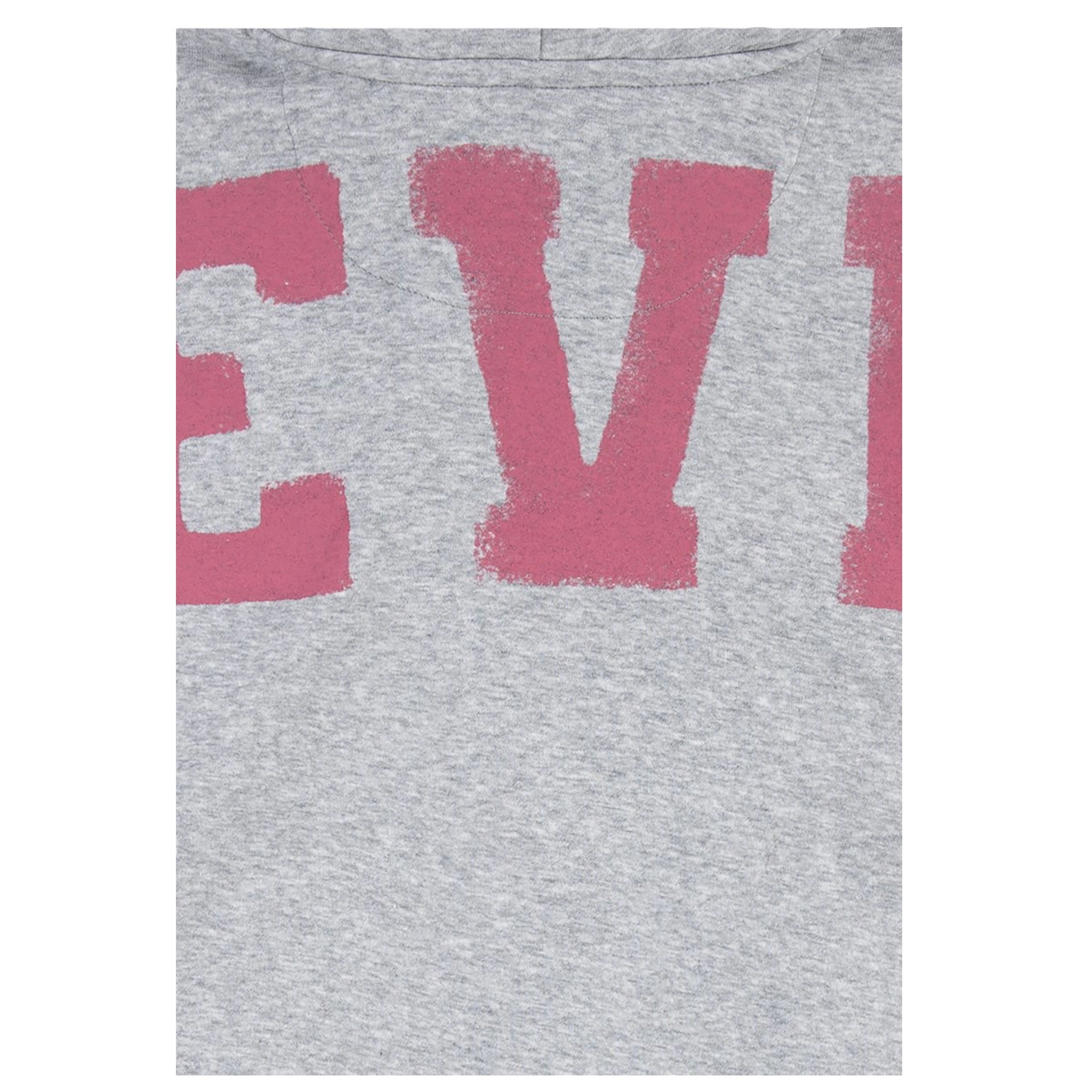 Levi'S Felpa Chiusa con Cappuccio tinta unita con Logo Grigio per Bambina 3EL076 GRIGIO LEVI'S 