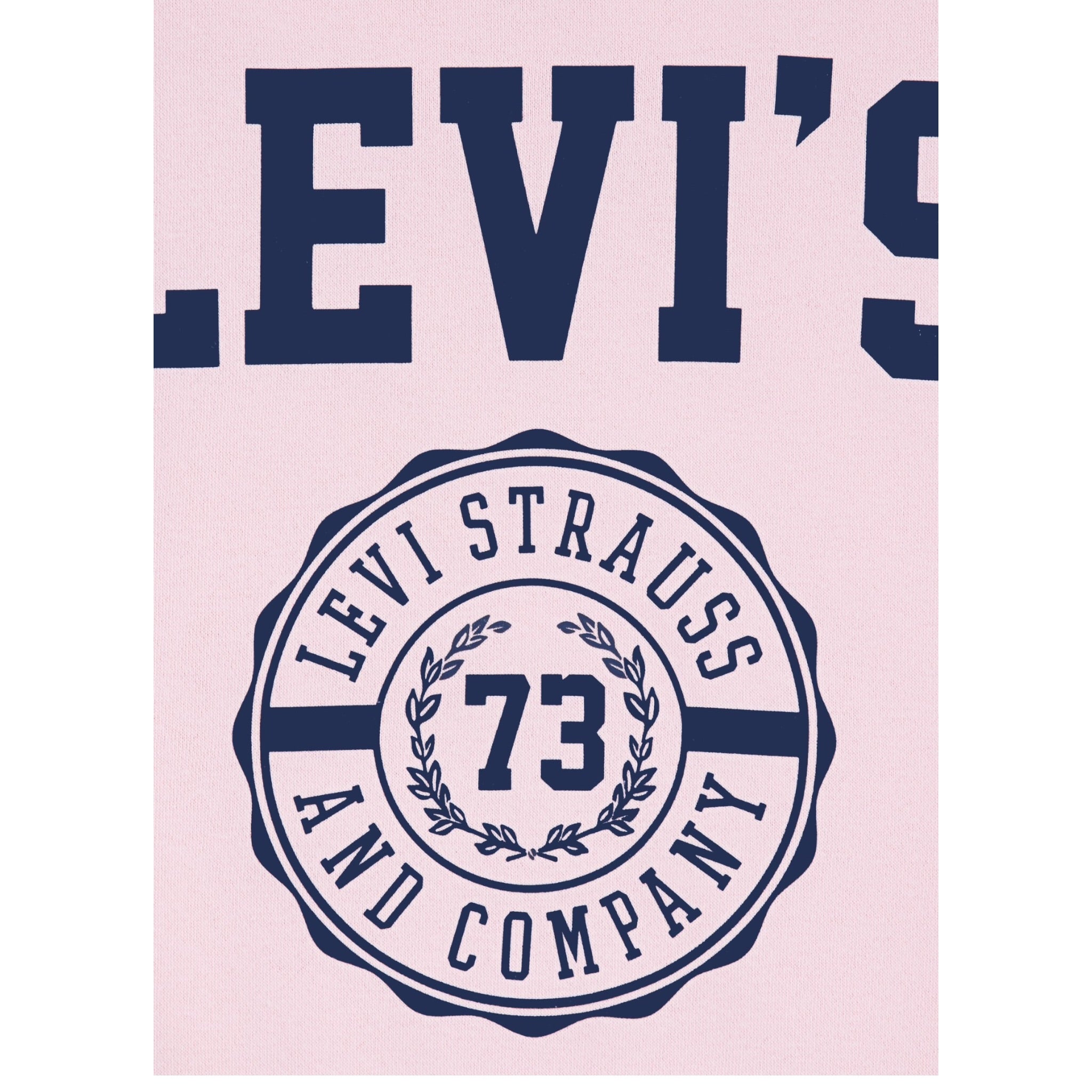Levi'S Felpa Girocollo con Stampa Rosa per Bambina 3EN514 ROSA LEVI'S 