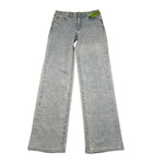 Levi'S Jeans tinta unita Modello A Palazzo Azzurro per Bambina 4EG381X AZZURRO LEVI'S 