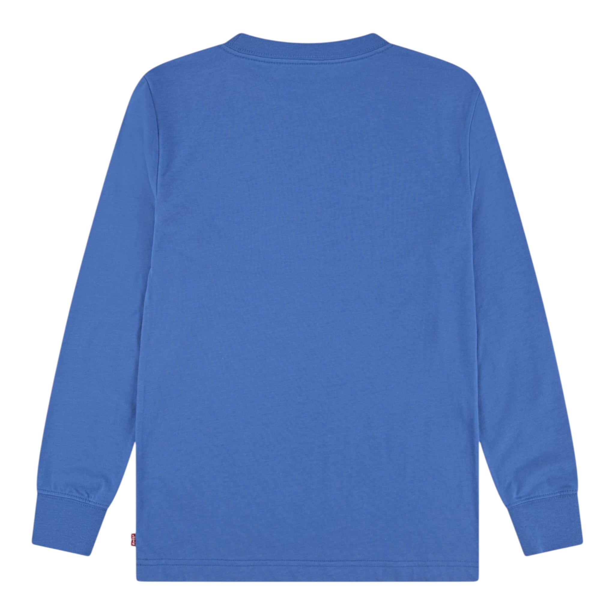 Levi'S Shirt Girocollo tinta unita con Logo Blu per Neonato 6E8646 BLU LEVI'S 