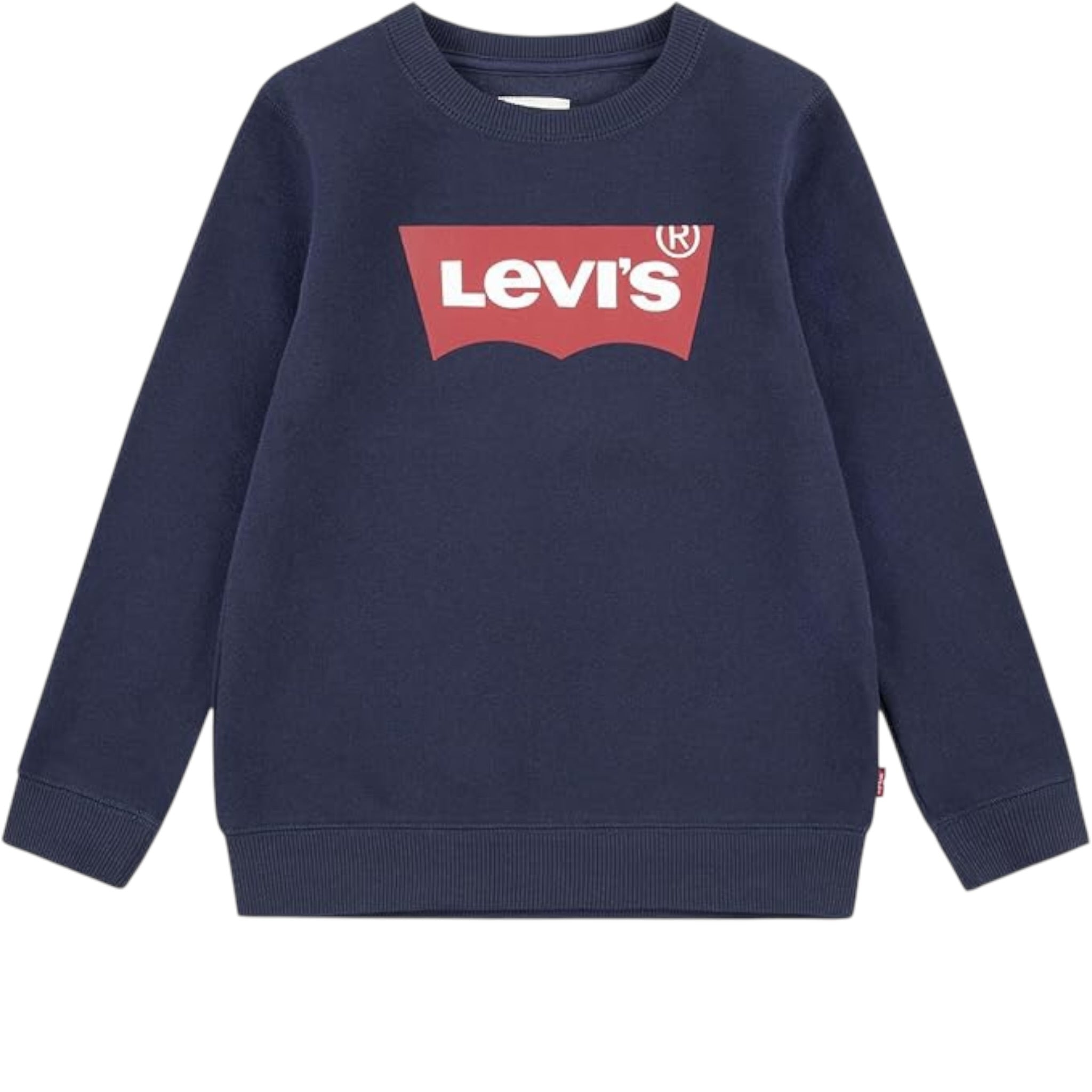 Levi'S Felpa Chiusa Girocollo con Logo tinta unita Blu per Neonato 6E9079N BLU LEVI'S 