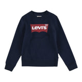 Levi'S Felpa Chiusa Girocollo con Logo tinta unita Blu per Neonato 6E9079NX BLU LEVI'S 