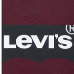 Levi'S Felpa Chiusa Girocollo con Logo tinta unita Bordeaux per Neonato 6E9079NX BORDEAUX LEVI'S 