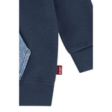 Levi'S Felpa Bicolore con Zip E Cappuccio Blu per Neonato 6EN725 BLU LEVI'S 