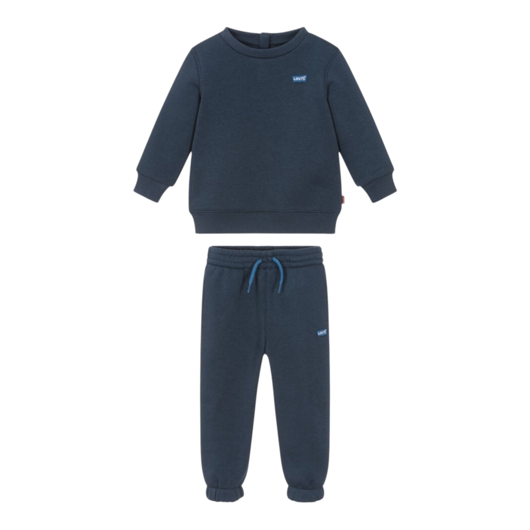 Levi'S Completo 2 Pezzi Felpa-Pantalone tinta unita Blu per Neonato 6EP012 BLU LEVI'S 