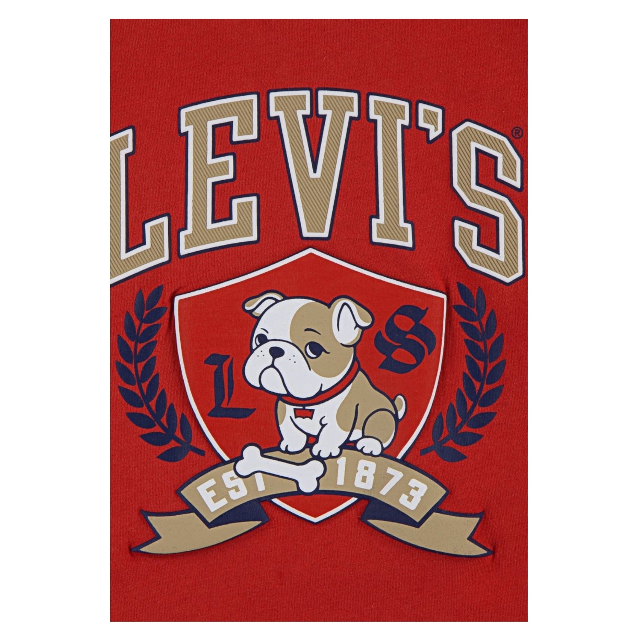 Levi'S Shirt Girocollo tinta unita con Stampe Rosso per Neonato 6EP166 ROSSO LEVI'S 
