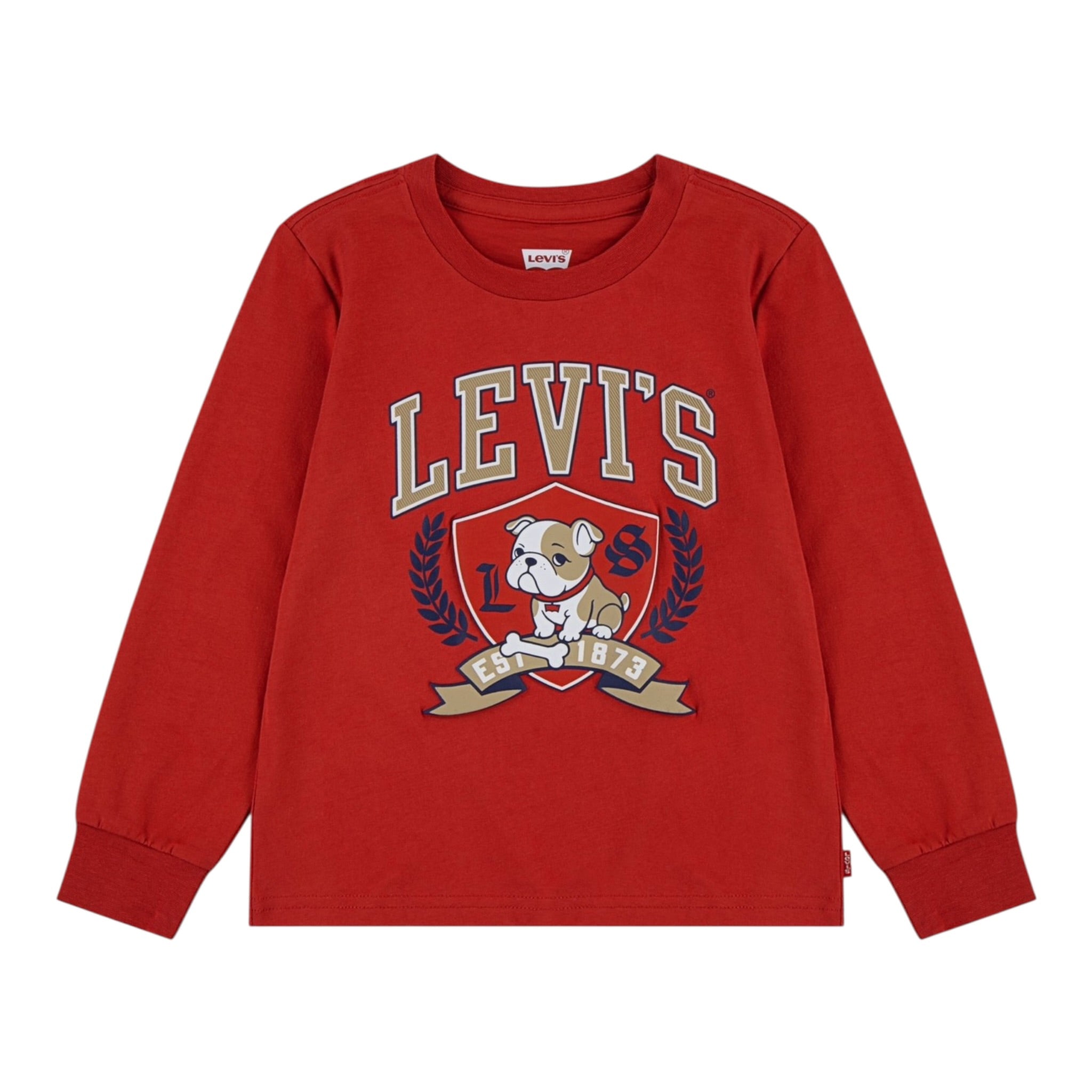 Levi'S Shirt Girocollo tinta unita con Stampe Rosso per Neonato 6EP166 ROSSO LEVI'S 