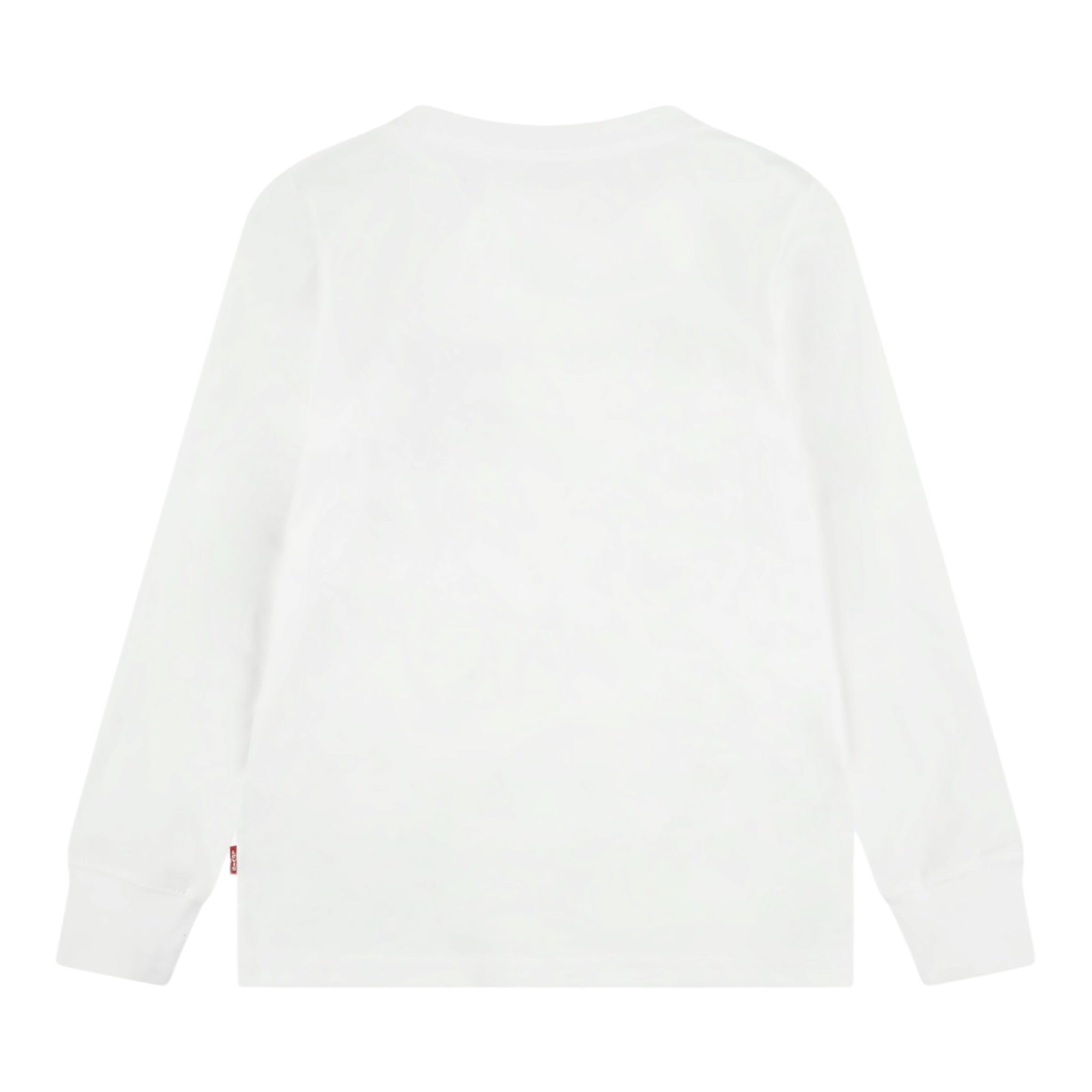 Levi'S Shirt Girocollo tinta unita con Logo Bianco per Bambino 8E864K BIANCO LEVI'S 