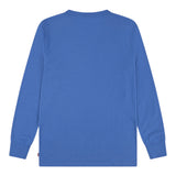 Levi'S Shirt Girocollo tinta unita con Logo Blu per Neonato 8E864KN BLU LEVI'S 