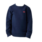 Levi'S Felpa Chiusa Girocollo tinta unita Blu per Bambino 8EE331J BLU LEVI'S 