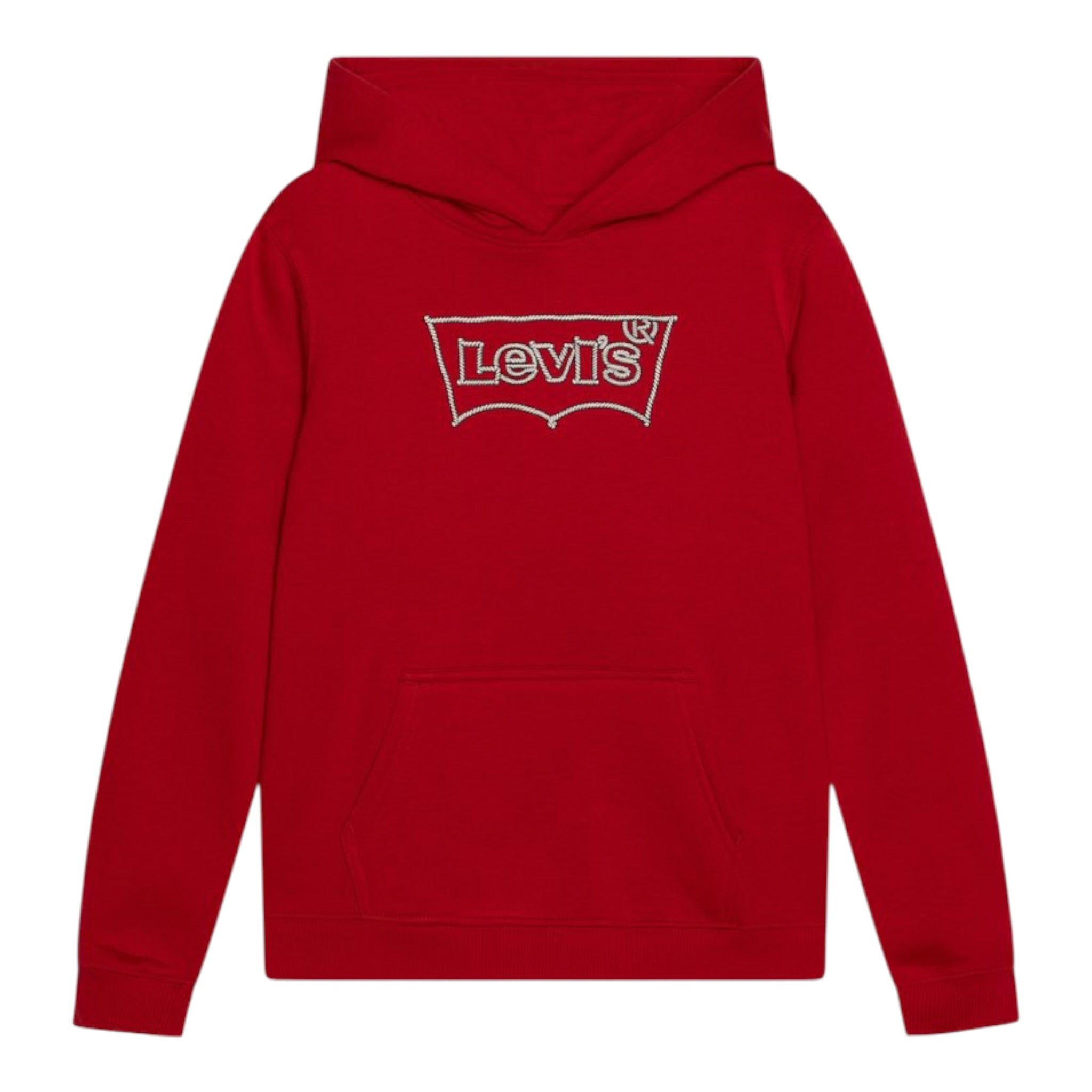 Levi'S Felpa Chiusa con Cappuccio tinta unita Rosso per Bambino 8EL533 ROSSO LEVI'S 