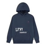 Levi'S Felpa tinta unita con Cappuccio E Stampa Blu per Bambino 8EN719 BLU LEVI'S 