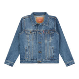 Levi'S Giubbino In Denim Tinta Uita Blu per Bambino 9E2058 BLU LEVI'S 