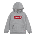 Levi'S Felpa tinta unita con Cappuccio E Stampa Grigio per Bambino 9E8778 GRIGIO LEVI'S 