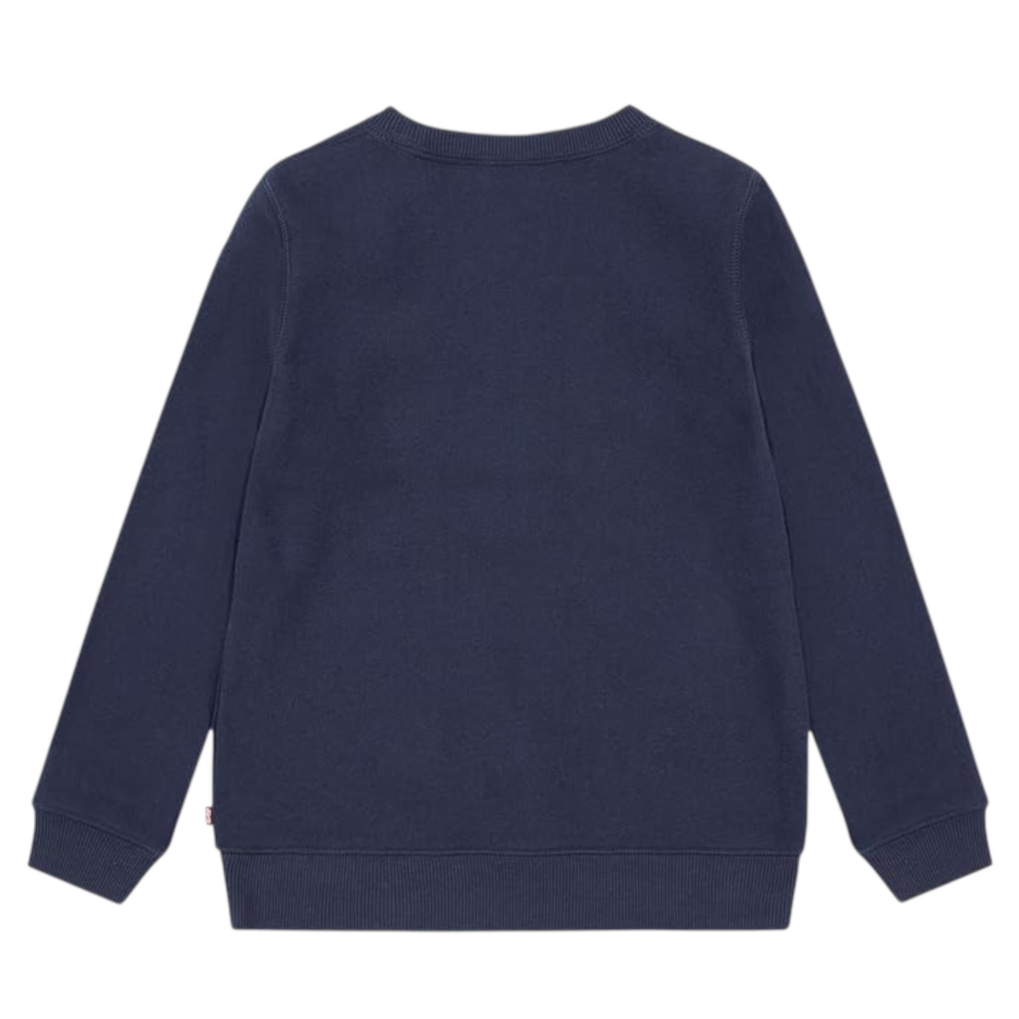 Levi'S Felpa Chiusa Girocollo tinta unita con Logo Blu per Bambino 9E9079 BLU LEVI'S 