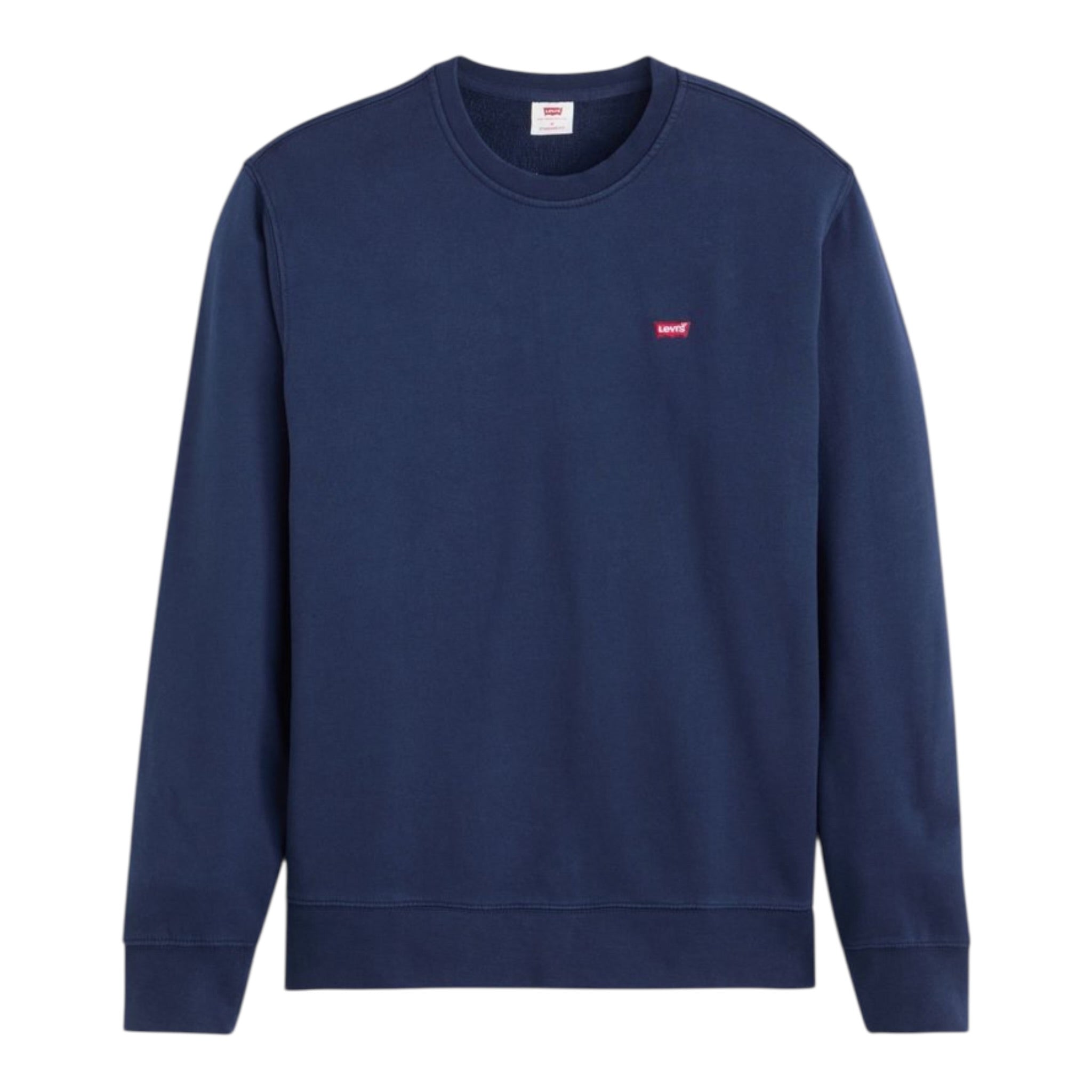 Levi'S Felpa Chiusa Girocollo tinta unita con Logo Blu per Bambino 9EE331 BLU LEVI'S 