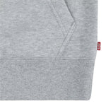 Levi'S Felpa tinta unita con Cappuccio E Stampa Grigio per Bambino 9EL508 GRIGIO LEVI'S 