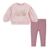 Levi'S Completo 2 Pezzi Felpa-Leggins Rosa per Neonata CMLEV ROSA LEVI'S 