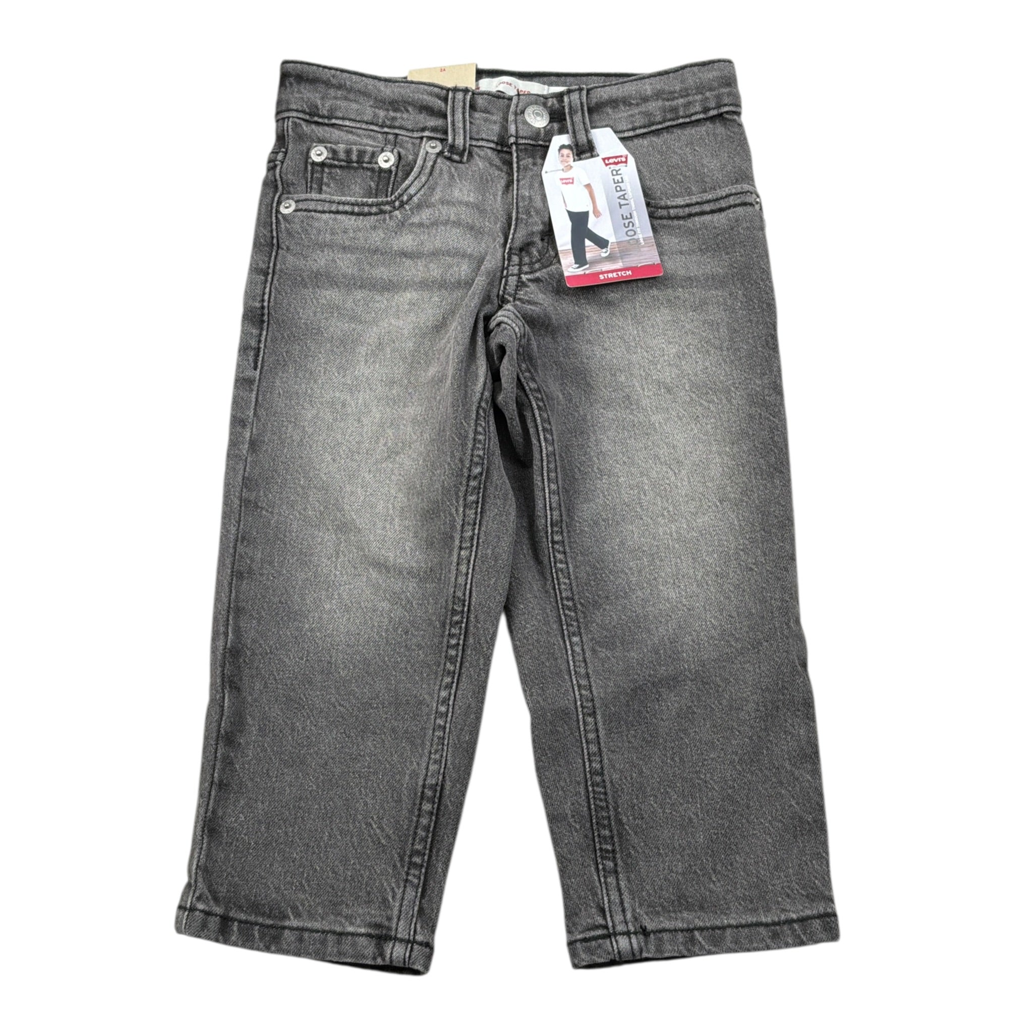 Levi'S Jeans tinta unita con Girovita Regolabile Nero per Neonato OEL229N NERO LEVI'S 