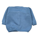 Little Bear Cardigan tinta unita Cielo per Neonato 1020C CIELO LITTLE BEAR 