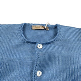 Little Bear Cardigan tinta unita Cielo per Neonato 1020C CIELO LITTLE BEAR 
