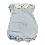 Little Bear Pagliaccetto Mezza Manica tinta unita Azzurro per Neonato 2063 AZZURRO LITTLE BEAR 
