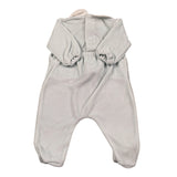 Little Bear Tutina Manica Lunga tinta unita In Ciniglia Azzurro per Neonato 3045 AZZURRO LITTLE BEAR 