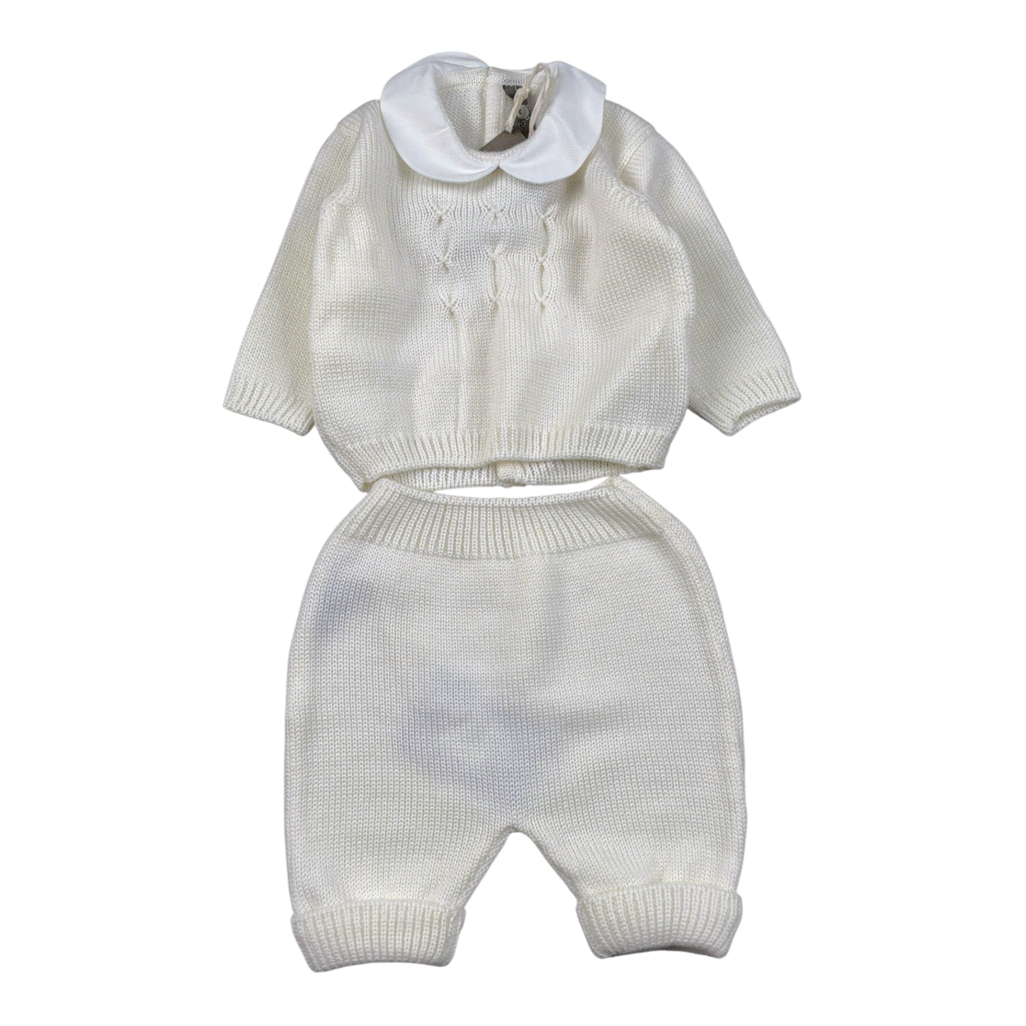 Little Bear Completo 2Pz Maglia-Pantalone Panna per Neonato 7002 PANNA LITTLE BEAR 