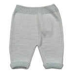 Little Bear Pantalone In Filo tinta unita Azzurro per Neonato 7003 AZZURRO LITTLE BEAR 