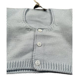 Little Bear Cardigan tinta unita Azzurro per Neonato 7015 AZZURRO LITTLE BEAR 