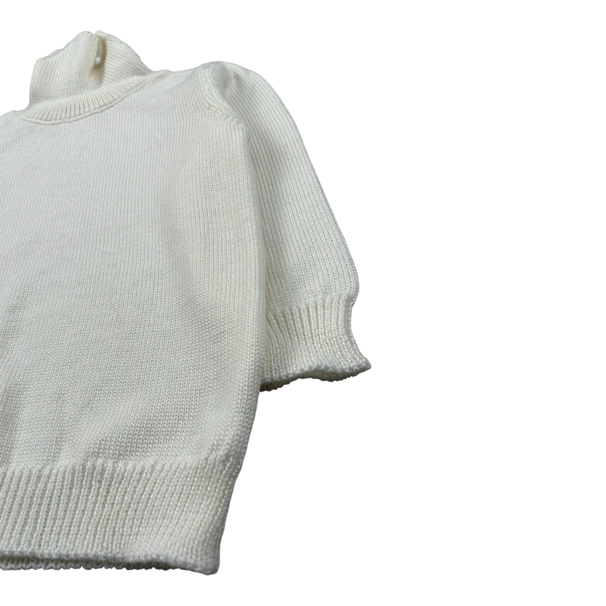Little Bear Maglia Collo Alto tinta unita Panna per Neonato 7155 PANNA LITTLE BEAR 