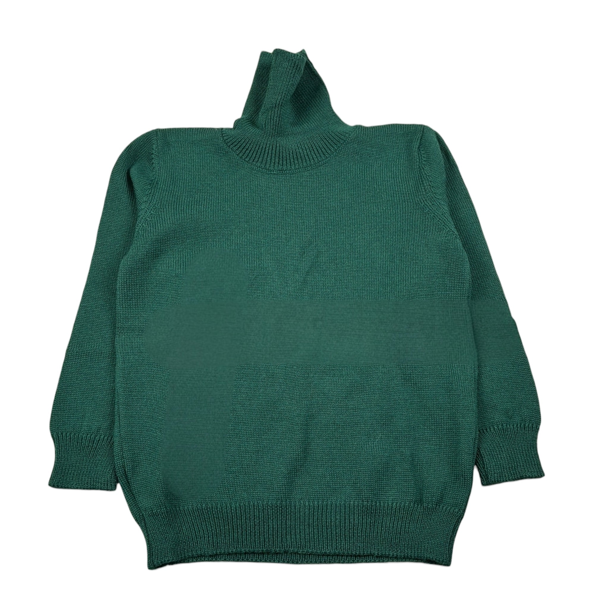 Little Bear Maglia Collo Alto tinta unita Verde per Neonato 7155 VERDE LITTLE BEAR 