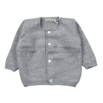 Little Bear Cardigan Tint Unita Grigio per Neonato 8024 GRIGIO LITTLE BEAR 