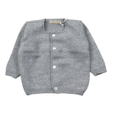Little Bear Cardigan Tint Unita Grigio per Neonato 8024 GRIGIO LITTLE BEAR 