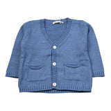 Little Bear Cardigan tinta unita Blu per Neonato 9178 BLU LITTLE BEAR 