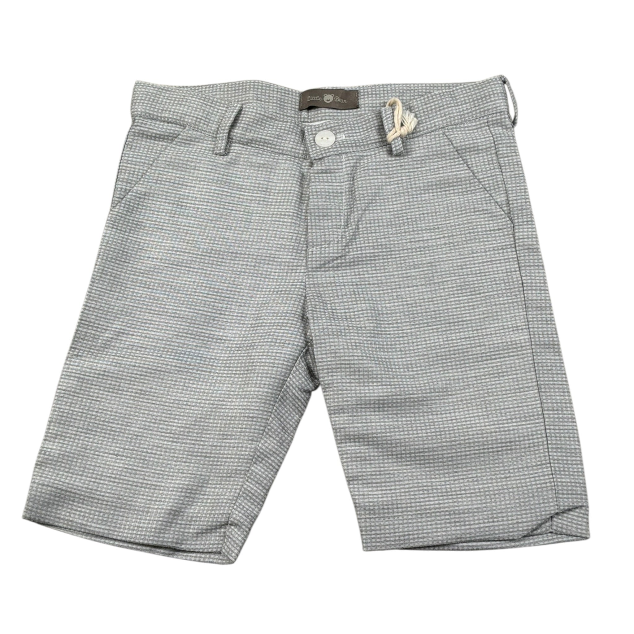 Little Bear Bermuda tinta unita con Girovita Regolabile Grigio per Bambino 9205N GRIGIO LITTLE BEAR 