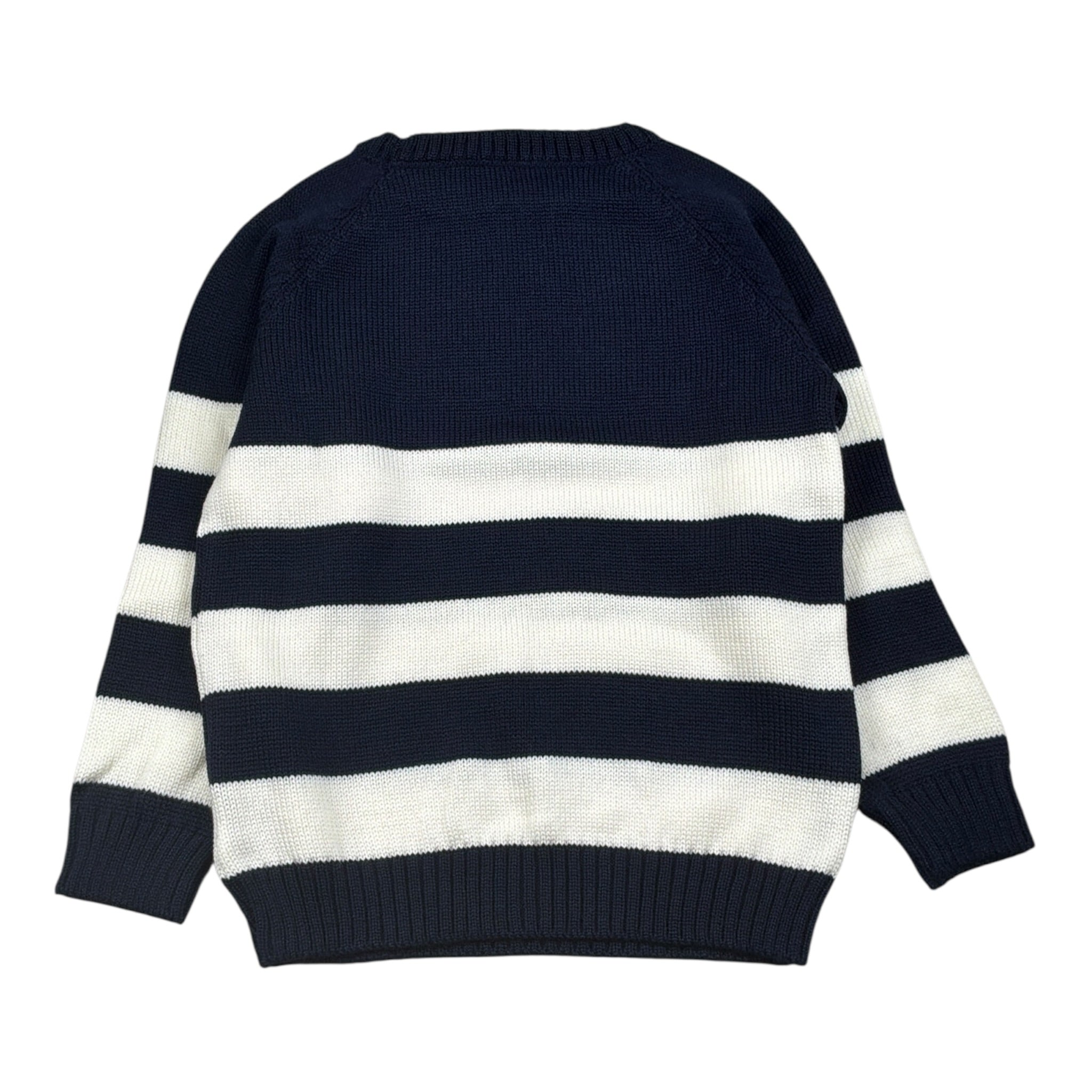 Little Bear Maglia Bicolore A Strisce Bianco/Blu per Bambino 9304J BIANCO/BLU LITTLE BEAR 