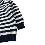 Little Bear Maglia Fantasia A Righe Collo Alto Bianco/Blu per Neonato 9313 BIANCO/BLU LITTLE BEAR 