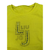 Liu Jo T-Shirt tinta unita con Stampa Giallo per Bambina GA5119 GIALLO LIU JO 