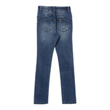 Liu Jo Jeans tinta unita con Girovita Regolabile Blu per Bambina GF4112 BLU LIU JO 